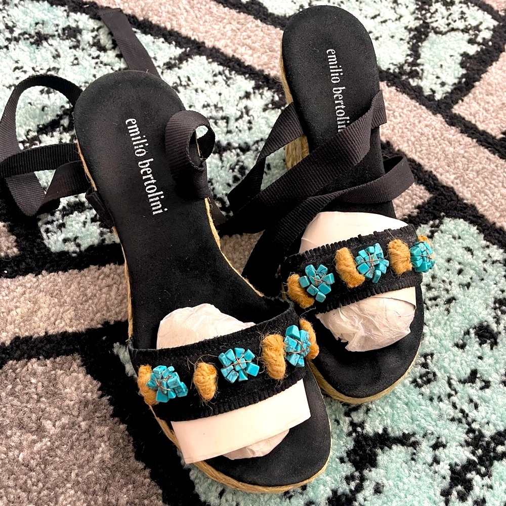 Emilio Bertolini size 7 women platform shoes ♠️